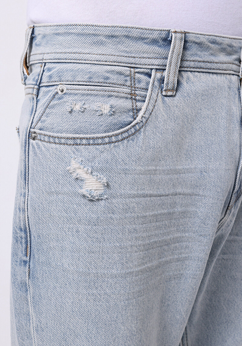 Afișați detalii pentru Pantaloni De Barbati Albastru Regular Fit 067 Jack Cl1074754