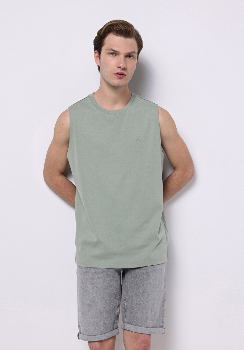 Imagine a Maiou De Barbati Verde Regular Fit Cl1075031