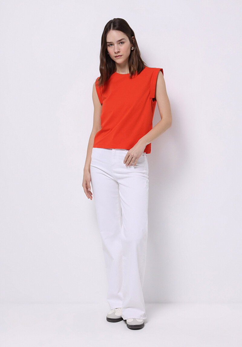 Imagine a Bluza Cu Maneca Scurta De Dama Coral Regular Fit  Cl1074320