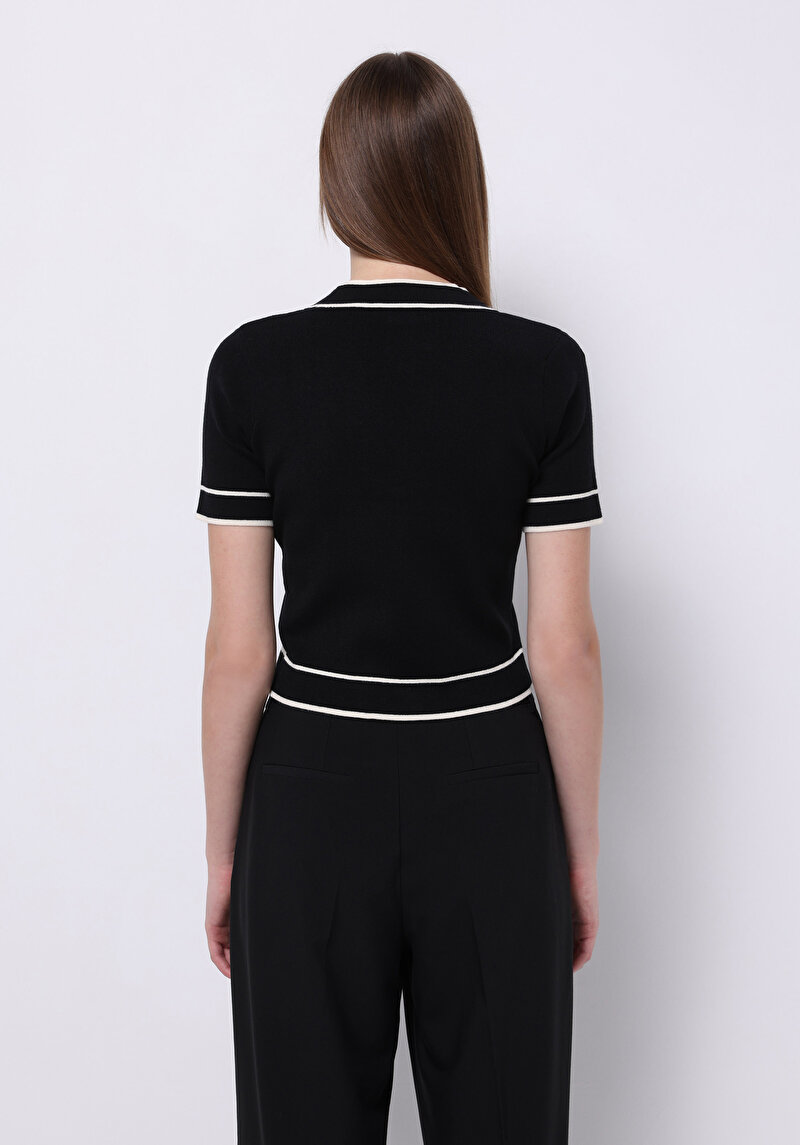 Imagine a Cardigan De Dama Negru Regular Fit Cl1075703