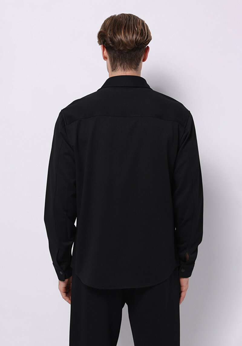 Afișați detalii pentru Jachetă De Barbati Negru Regular Fit  Cl1075640