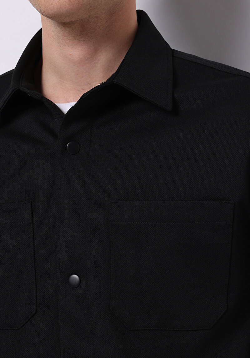 Imagine a Jachetă De Barbati Negru Regular Fit Cl1075640