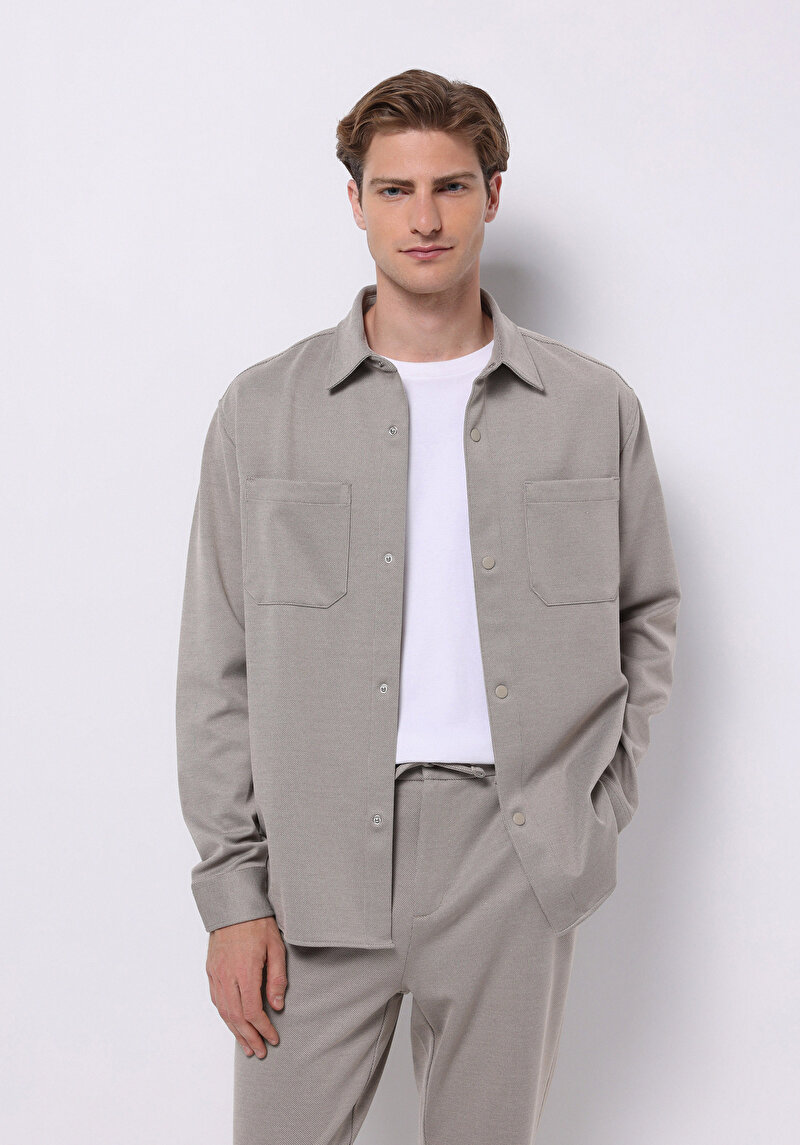 Imagine a Jachetă De Barbati Bej Regular Fit Cl1075640