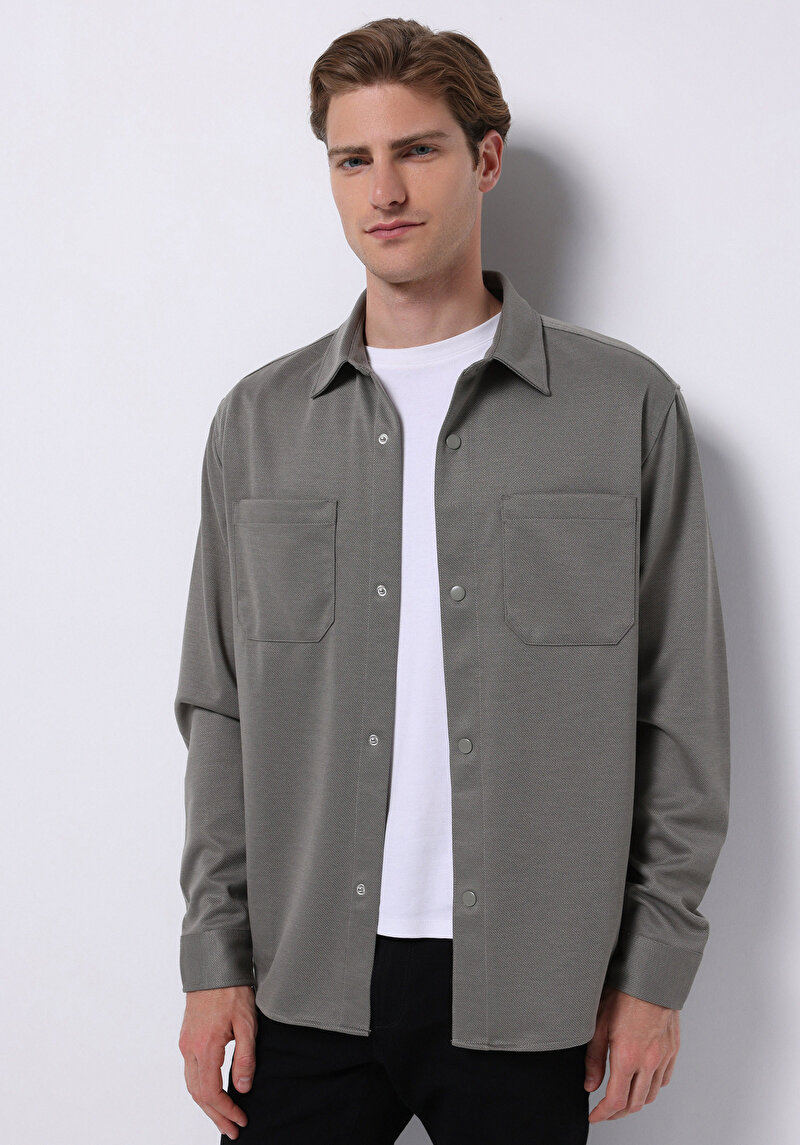 Imagine a Jachetă De Barbati Verde Regular Fit Cl1075640