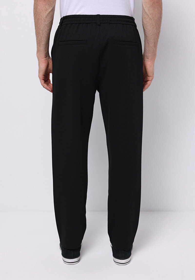 Afișați detalii pentru Pantaloni De Barbati Negru Regular Fit  Cl1075648