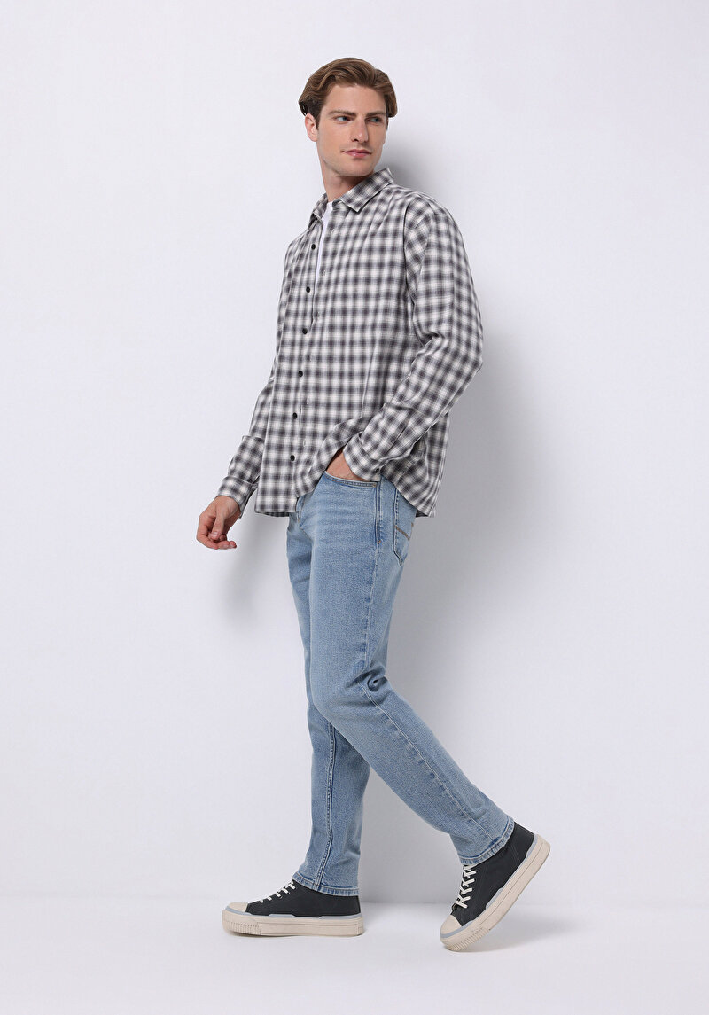 Imagine a Camasa Cu Maneca Lunga De Barbati Boxy Fit Cl1075649