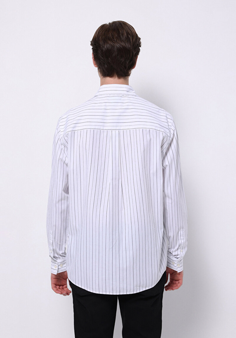 Afișați detalii pentru Camasa Cu Maneca Lunga De Barbati Alb Comfort Fit  Cl1075651