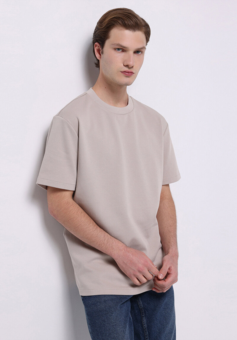 Imagine a Tricou Cu Maneca Scurta De Barbati Alb Comfort Fit  Cl1075841