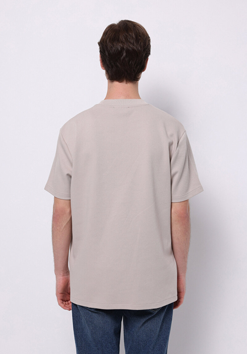 Imagine a Tricou Cu Maneca Scurta De Barbati Alb Comfort Fit Cl1075841