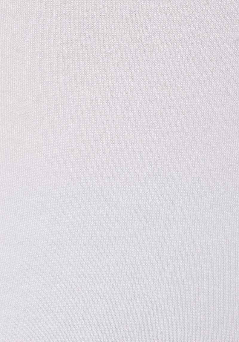 Afișați detalii pentru Pulover Cu Mâneci Scurte De Dama Alb Slim Fit  Cl1075531