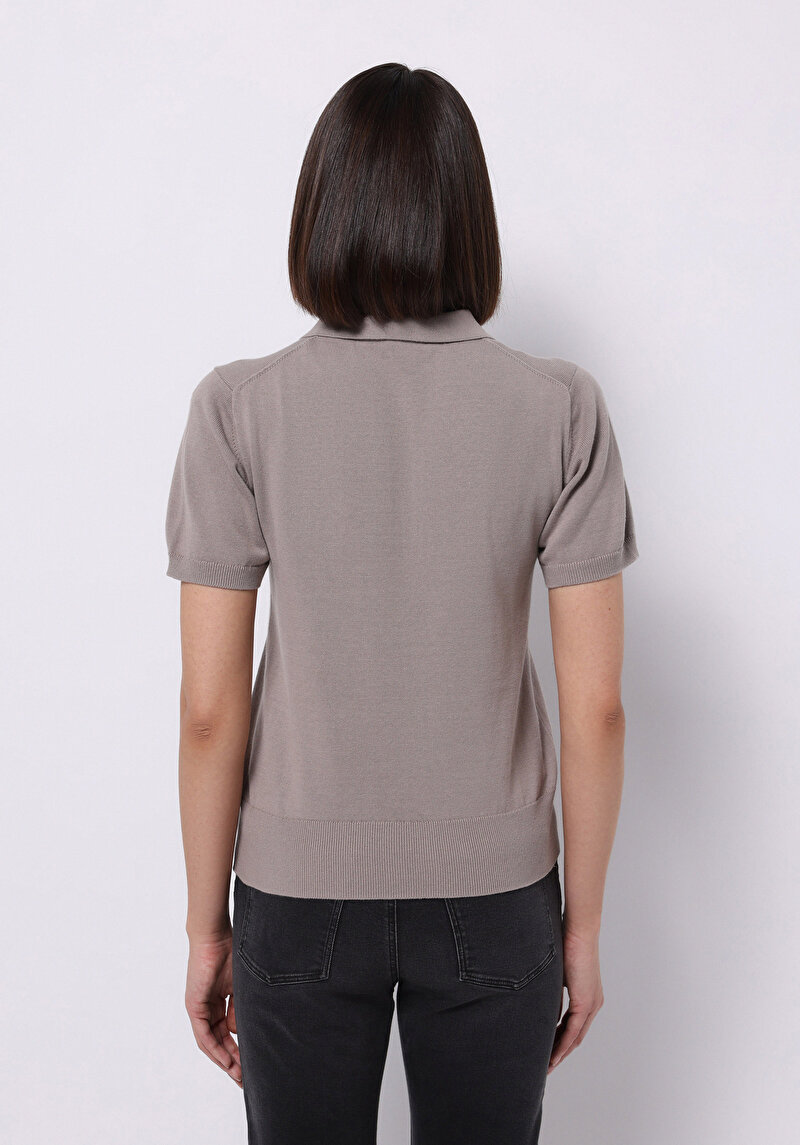 Imagine a Pulover Cu Mâneci Scurte De Dama Regular Fit Cl1075733