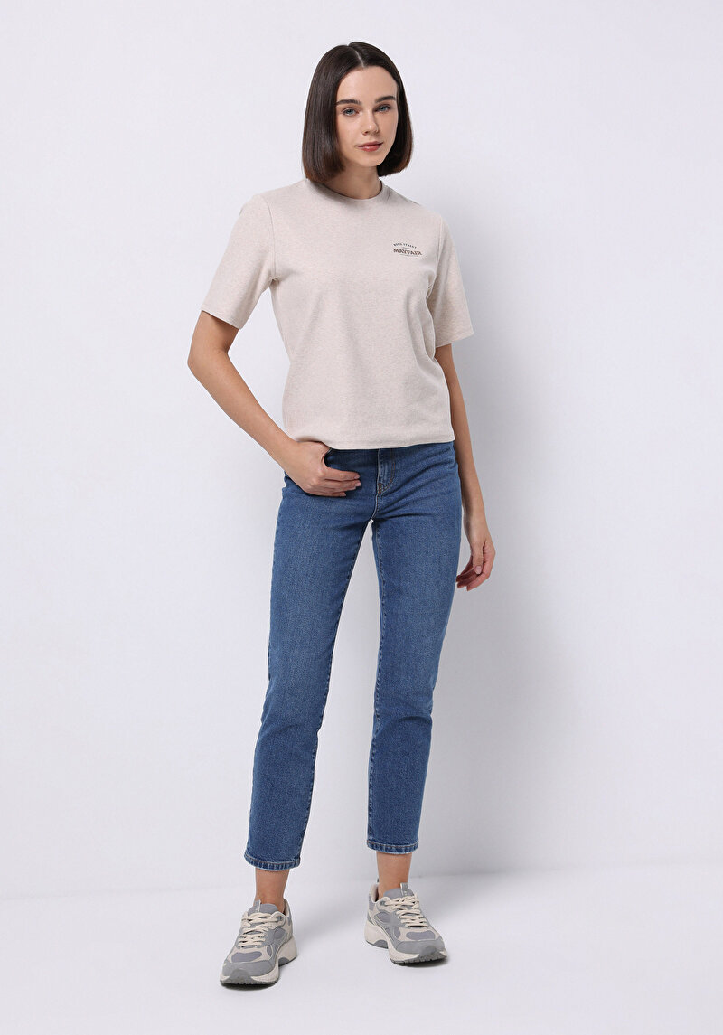 Afișați detalii pentru Tricou Cu Maneca Scurta De Dama  Regular Fit  Cl1076360