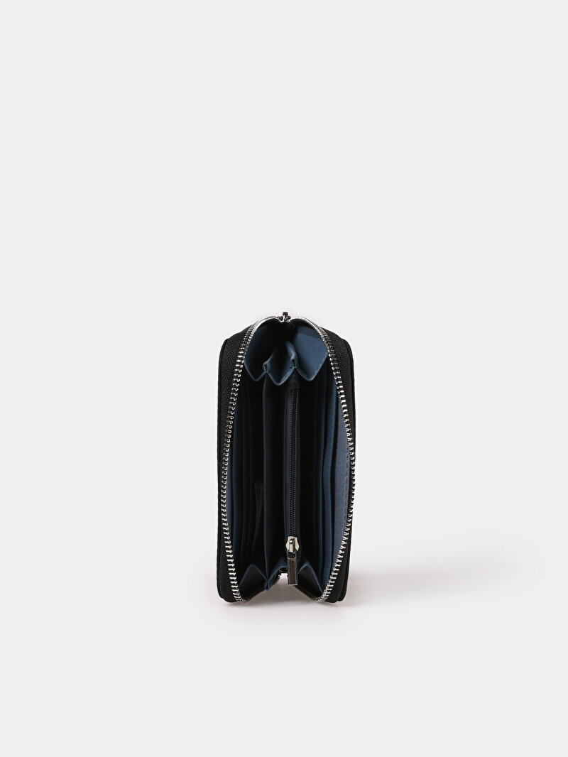 Afișați detalii pentru Portofel De Dama Negru Modern Fit  Cl1076147