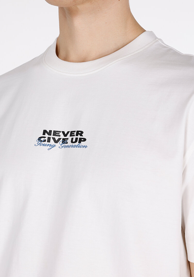 Afișați detalii pentru Tricou Cu Maneca Scurta De Barbati Alb Comfort Fit  Cl1073319