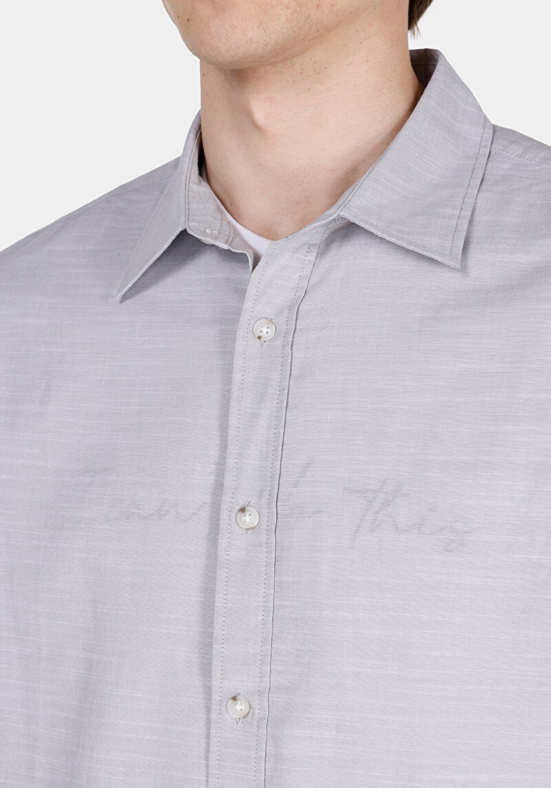 Afișați detalii pentru Camasa Cu Maneca Lunga De Barbati Alb Regular Fit  Cl1073846