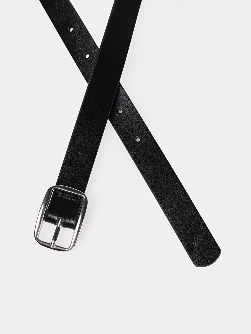 Afișați detalii pentru Curea De Dama Negru Modern Fit  Cl1077016