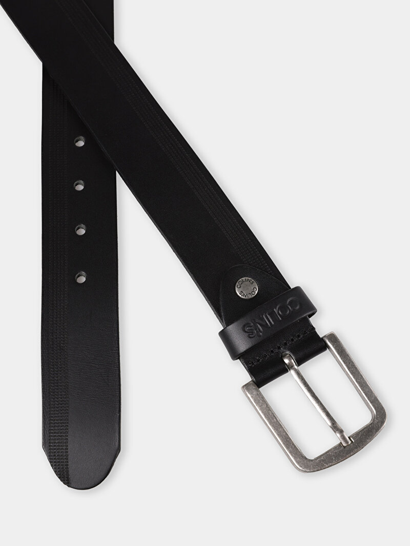 Afișați detalii pentru Curea De Barbati Negru Modern Fit  Cl1077058