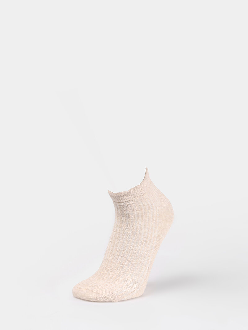 Imagine a Sosete De Dama Bej Modern Fit  Cl1075833