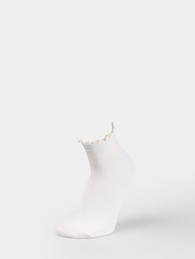 Imagine a Sosete De Dama Alb Modern Fit  Cl1075834