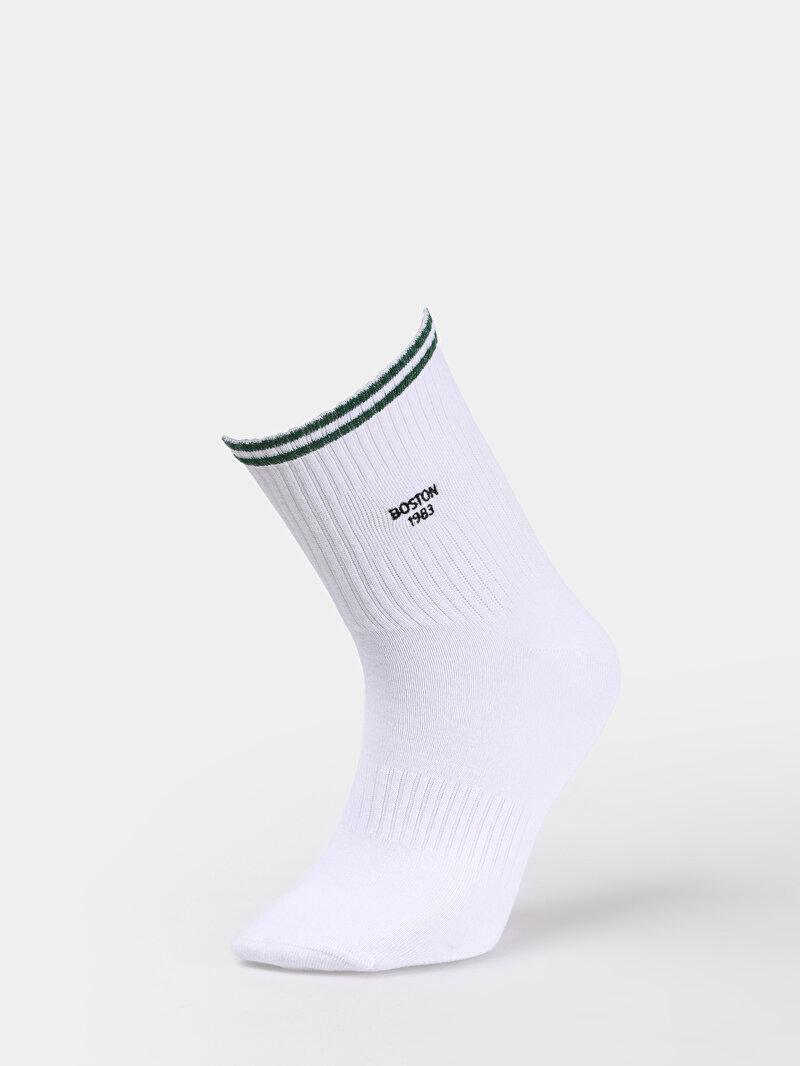 Imagine a Sosete De Barbati Alb Modern Fit  Cl1075881