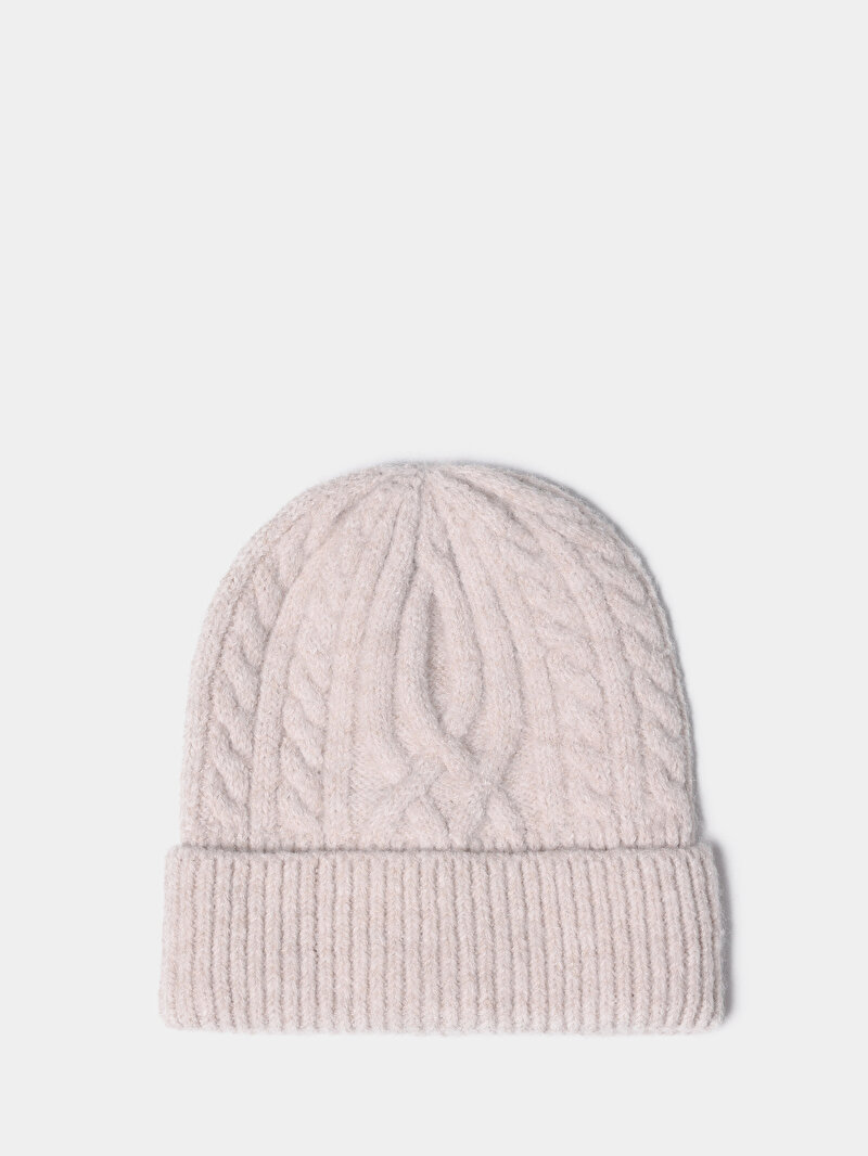 Imagine a Bereta De Dama Bej Modern Fit  Cl1076908