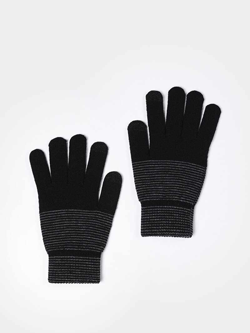 Imagine a Manusi De Barbati Negru Modern Fit  Cl1077011