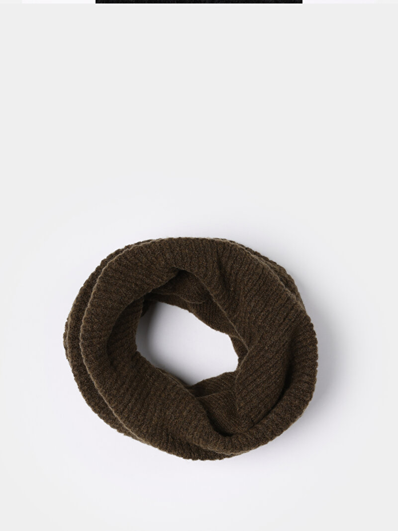 Imagine a Esarfa De Barbati Kaki Modern Fit  Cl1077049