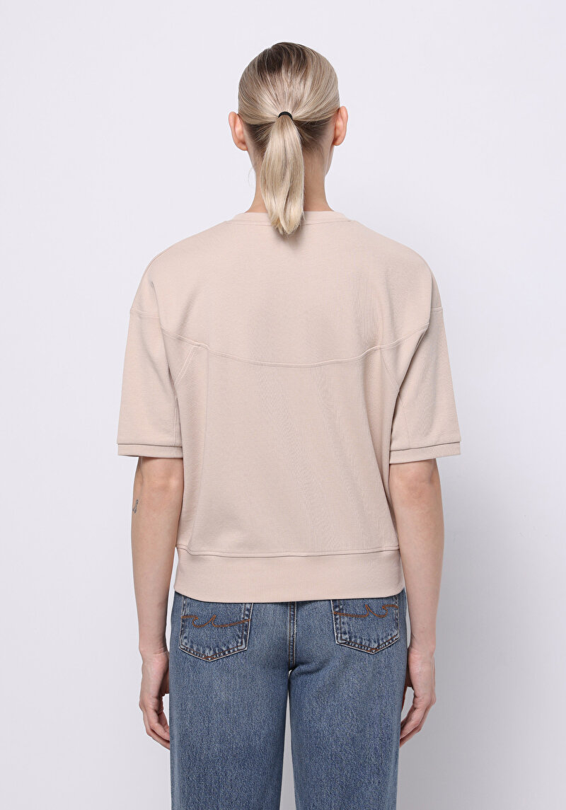 Afișați detalii pentru Hanorac / Bluza De Dama Bej Regular Fit  Cl1075451