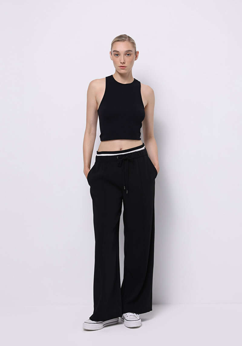 Imagine a Pantaloni De Dama Negru Regular Fit  Cl1075595
