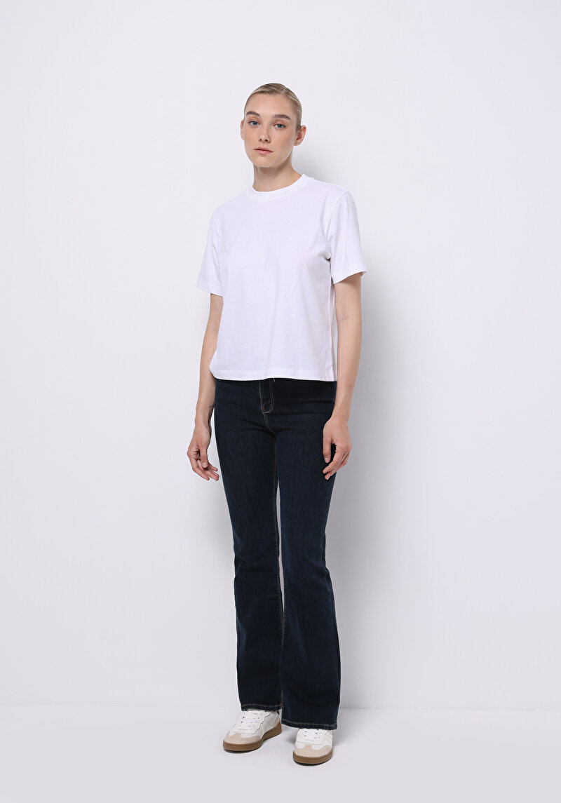 Afișați detalii pentru Pantaloni De Dama Albastru Regular Fit 791 Monica Cl1075961