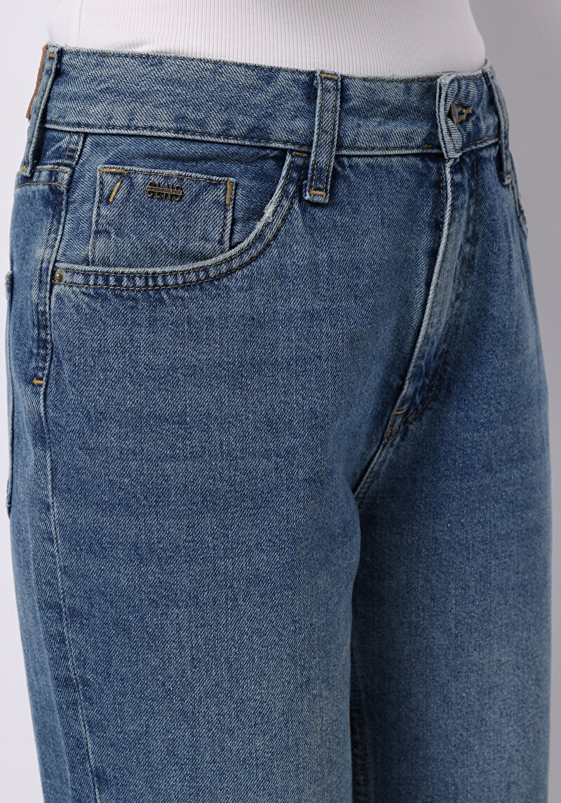 Afișați detalii pentru Pantaloni De Dama Albastru Straight Fit 884 Lauren Cl1075969