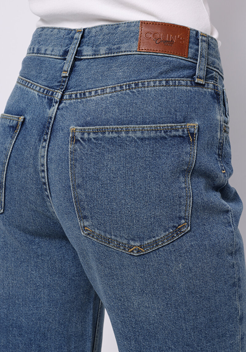 Afișați detalii pentru Pantaloni De Dama Albastru Straight Fit 884 Lauren Cl1075969