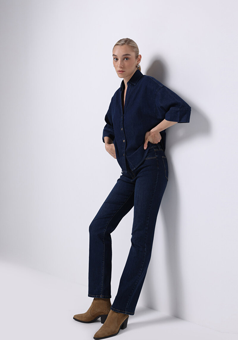 Afișați detalii pentru Camasa Cu Maneca Lunga De Dama Negru Oversize Fit  Cl1076036