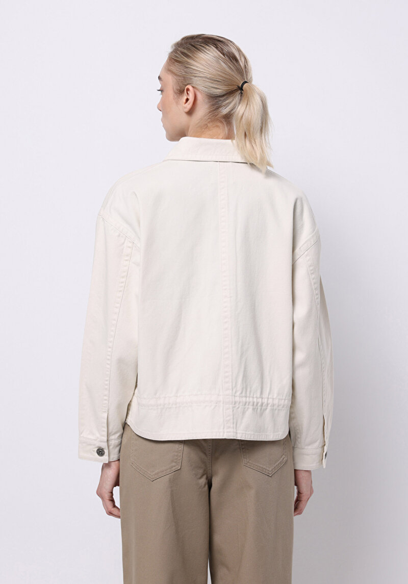 Imagine a Jacheta De Dama Ecru Regular Fit Cl1076441