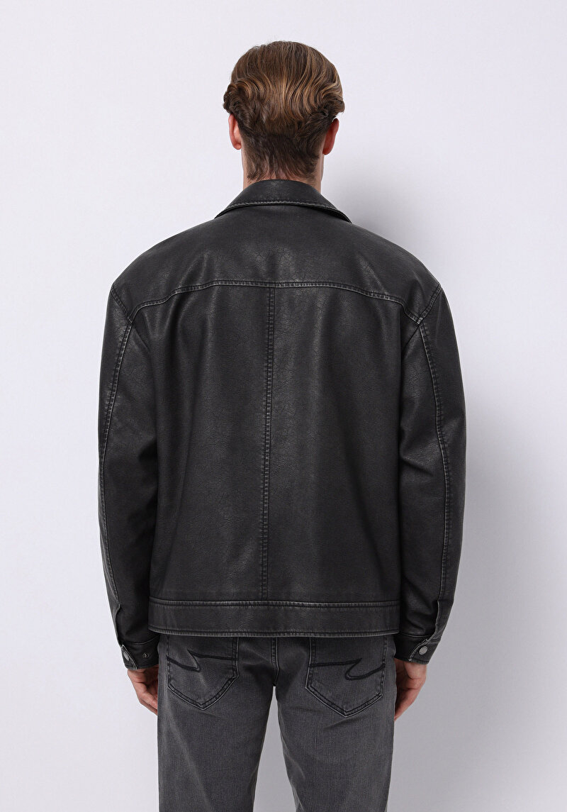 Imagine a Jacheta De Barbati Negru Slim Fit Cl1076178