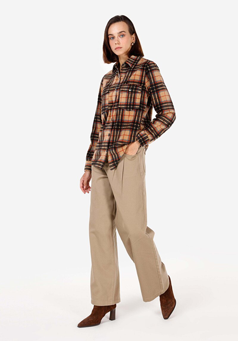 Afișați detalii pentru Cămașă Regular Fit Cămașă Cu Mânecă Lungă Multicoloră Pentru Femei