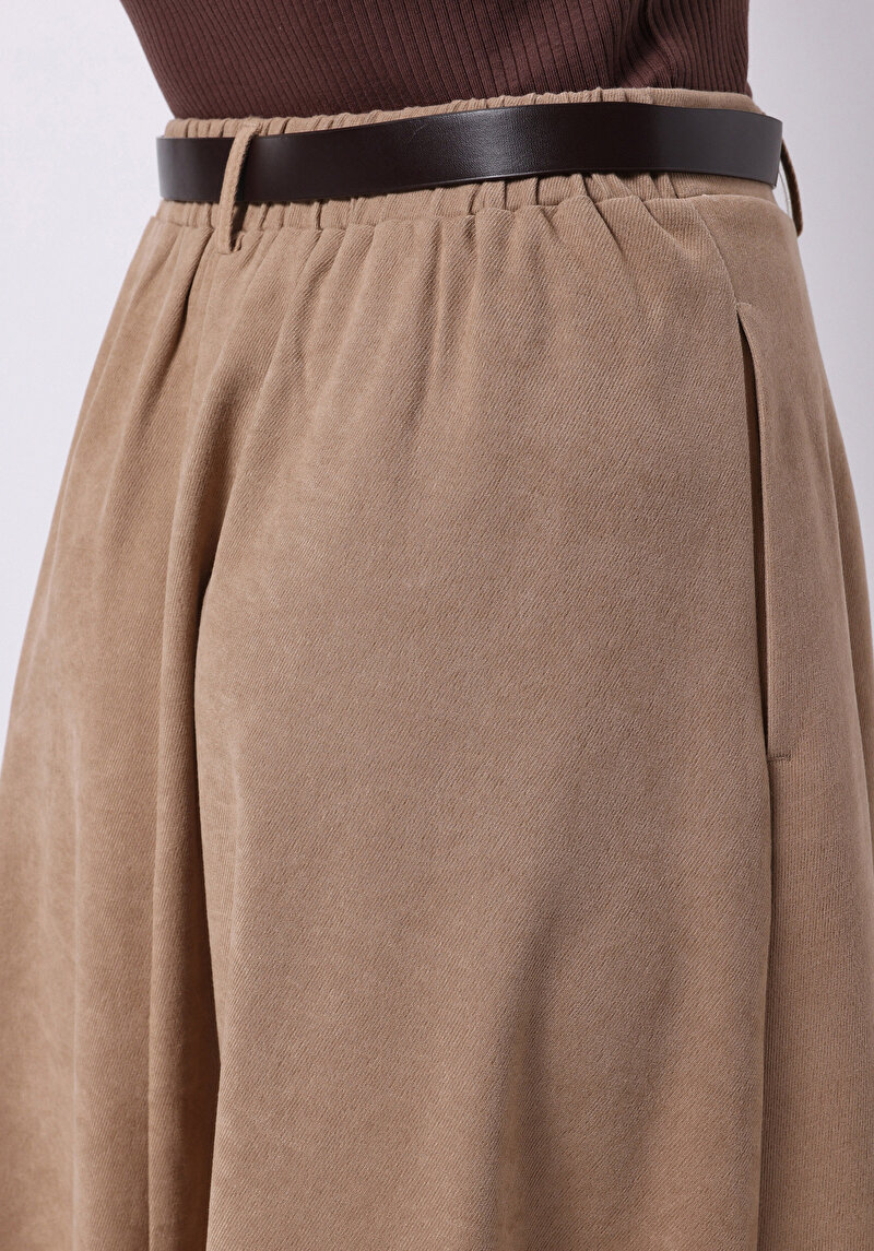 Afișați detalii pentru Fusta De Dama Bej Midi  Cl1075580