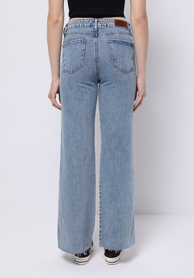 Afișați detalii pentru Pantaloni De Dama Albastru Inchis Regular Fit 793 Monica Cl1075980