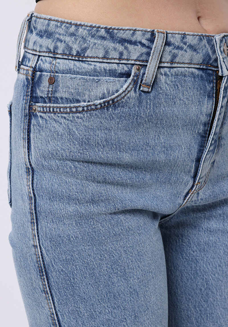 Afișați detalii pentru Pantaloni De Dama Albastru Inchis Regular Fit 793 Monica Cl1075980