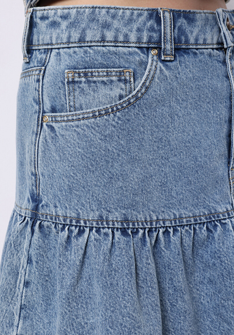 Afișați detalii pentru Fusta De Dama Albastru Slim Fit  Cl1076012