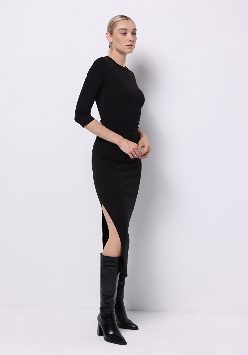 Imagine a Rochie De Dama Negru Slim Fit  Cl1076177