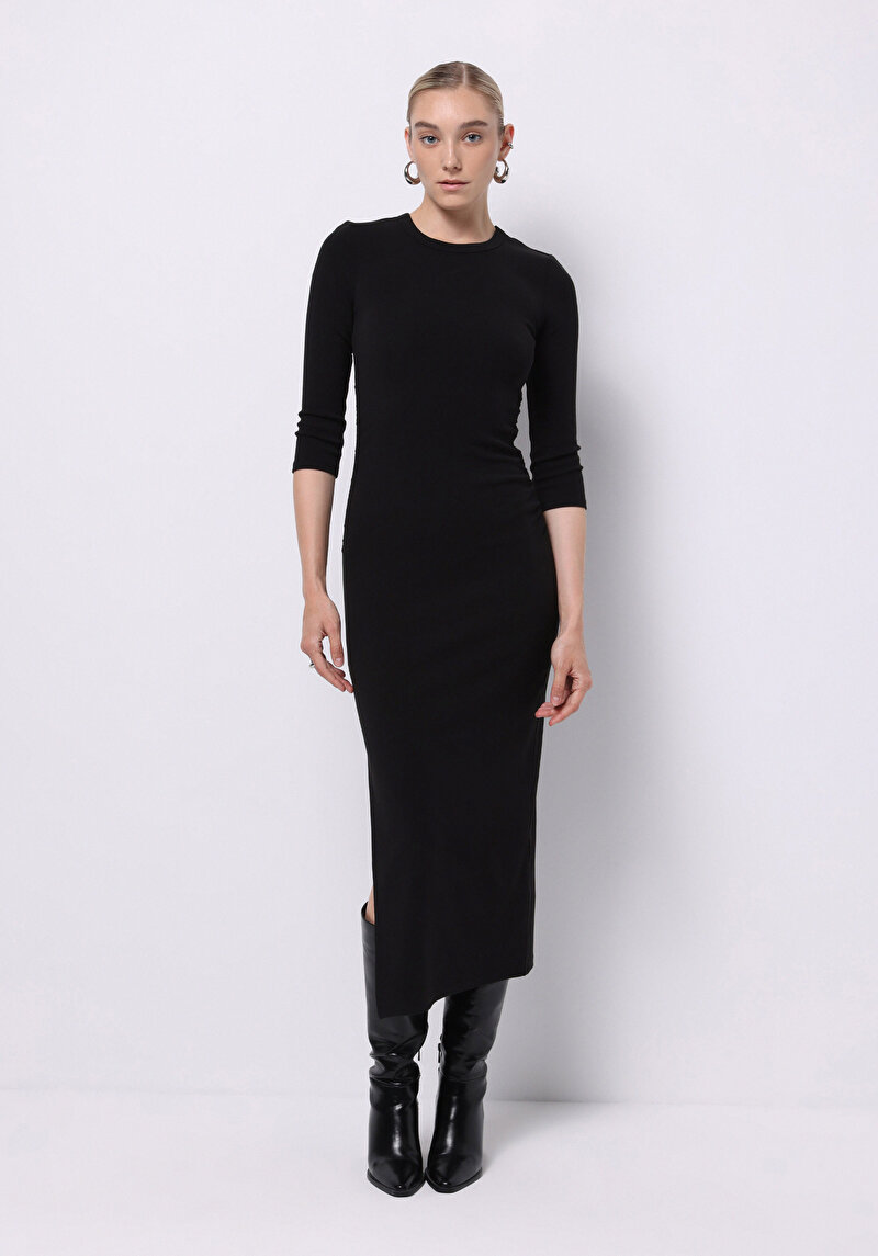 Afișați detalii pentru Rochie De Dama Negru Slim Fit  Cl1076177