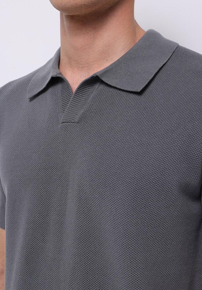 Afișați detalii pentru Pulover Cu Mâneci Scurte De Barbati Verde Regular Fit  Cl1075916