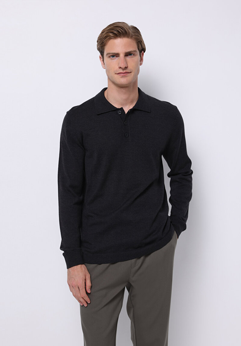 Imagine a Pulover De Barbati Antracit Regular Fit Cl1076070