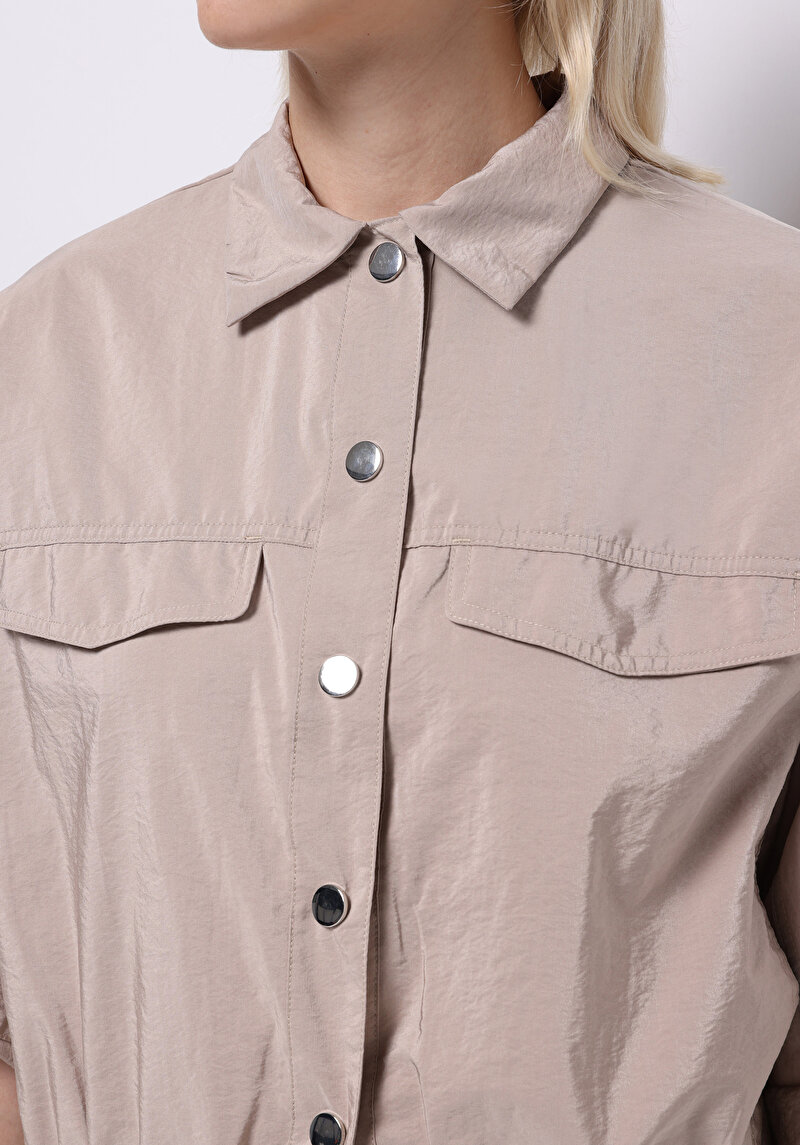 Imagine a Jacheta De Dama Bej Regular Fit Cl1075655