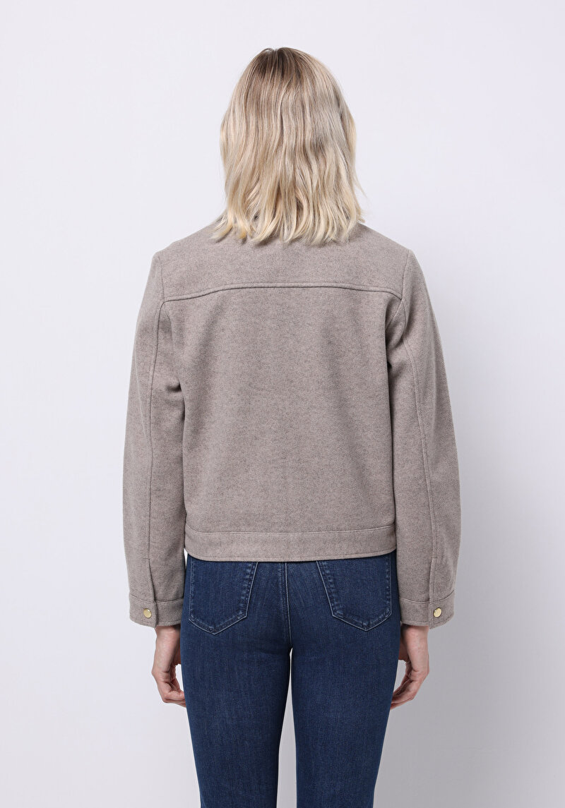 Imagine a Jacheta De Dama Bej Regular Fit Cl1075714