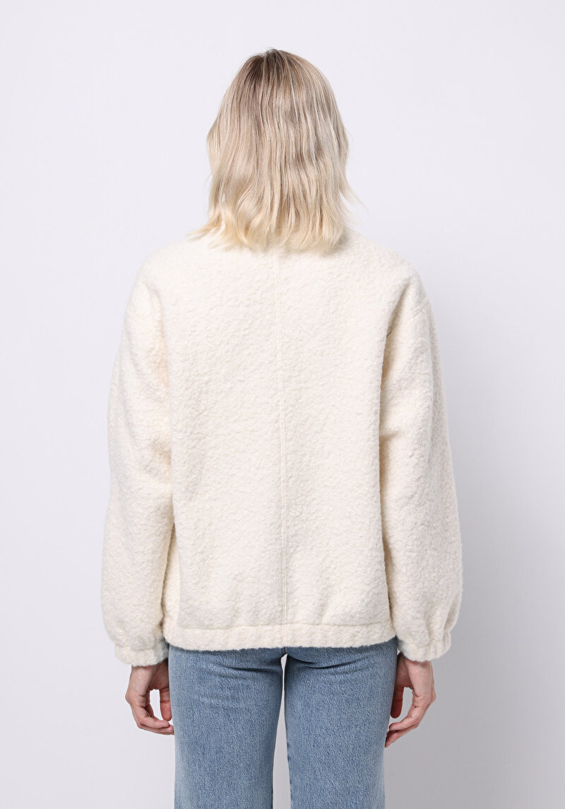 Afișați detalii pentru Jacheta De Dama Ecru Regular Fit  Cl1076096