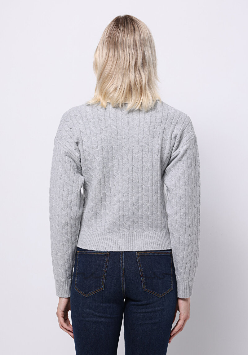 Imagine a Pulover De Dama Gri Regular Fit Cl1076352