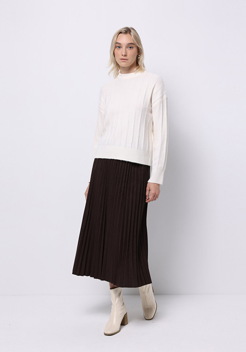 Afișați detalii pentru Pulover De Dama Alb Regular Fit  Cl1076880