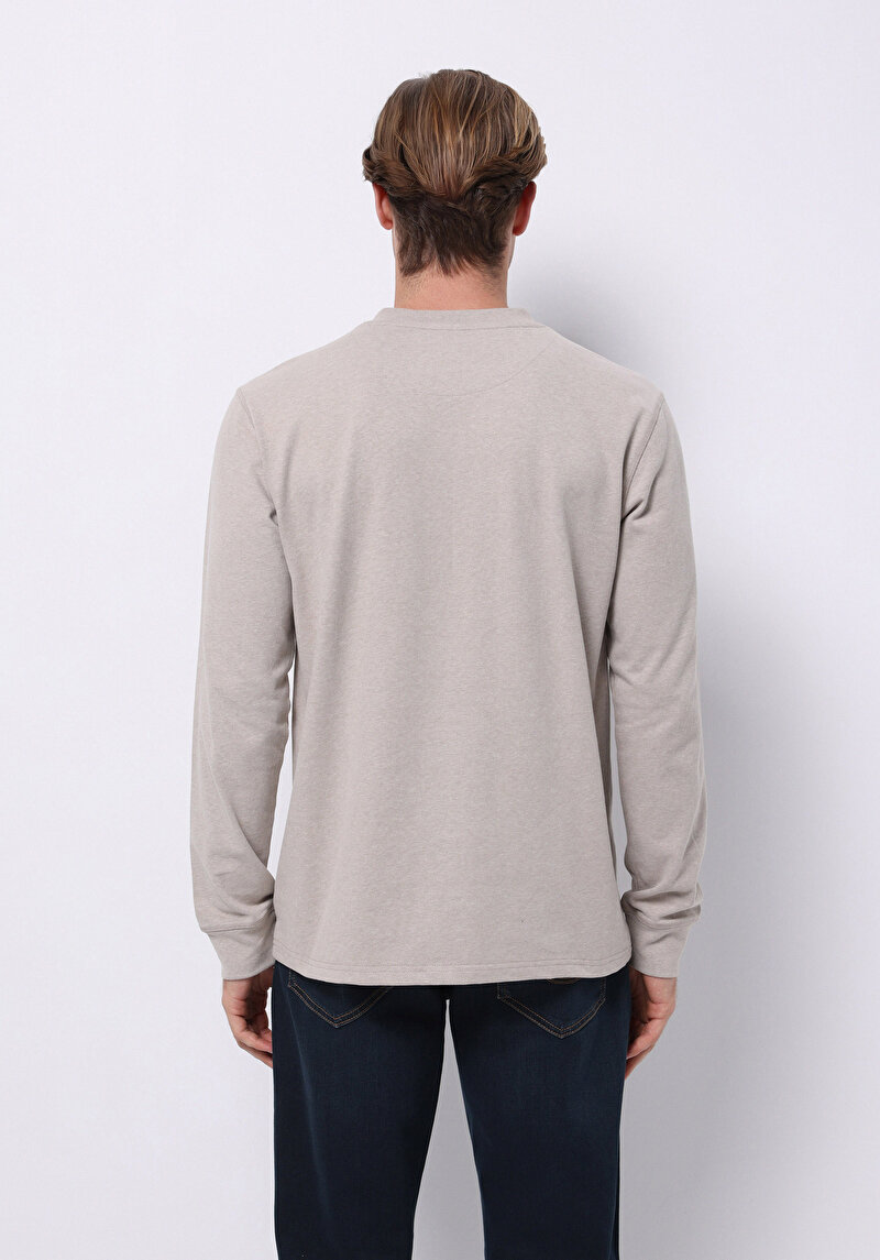 Afișați detalii pentru Tricou Cu Maneca Lunga De Barbati  Slim Fit  Cl1065875